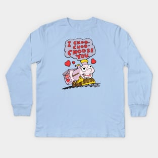 I Choo-Choo-Choose You Kids Long Sleeve T-Shirt